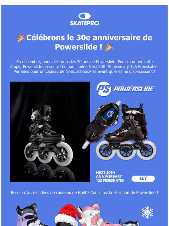 🔥 Célébrez 30 ans d'excellence Powerslide ! 🔥
