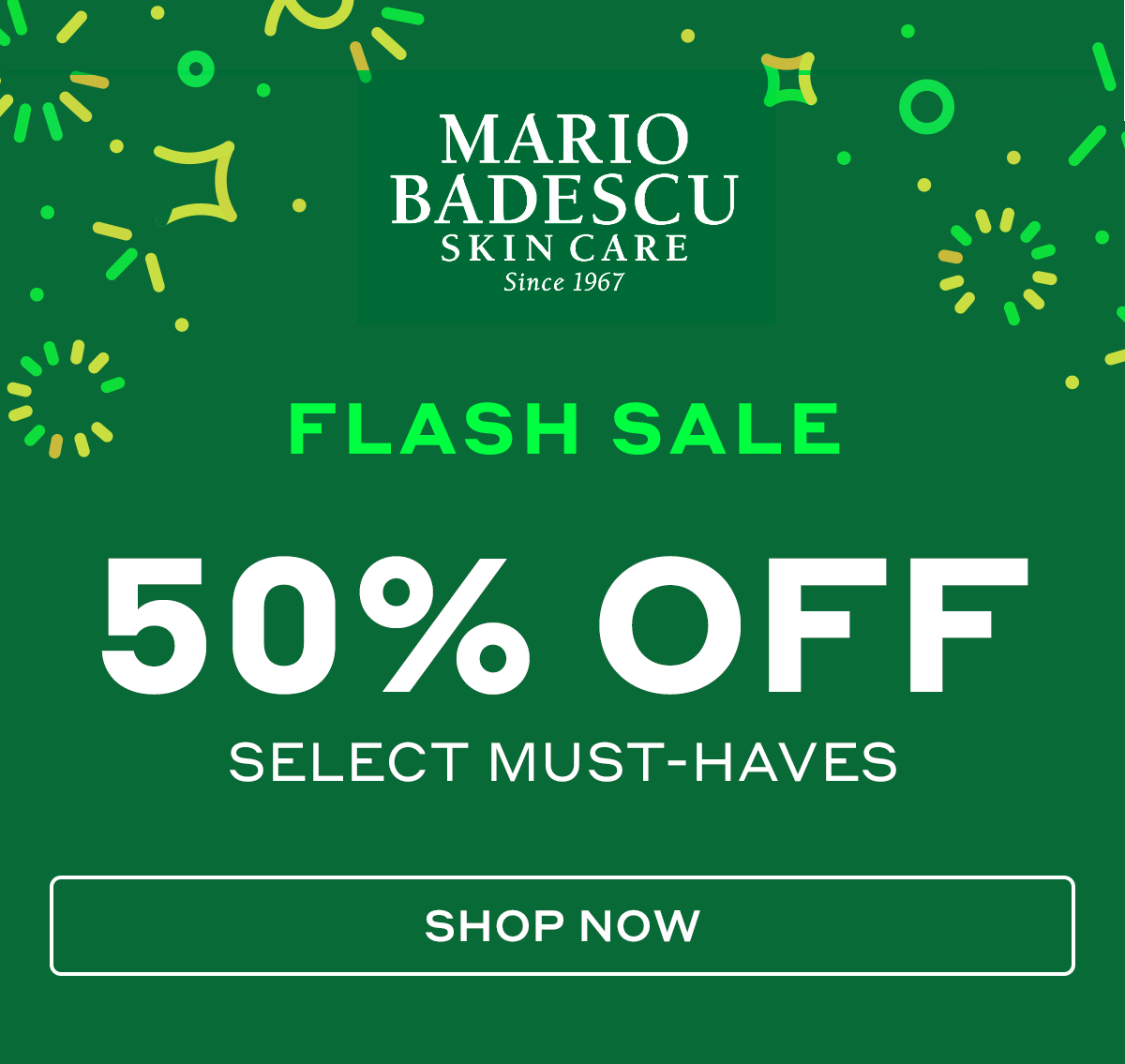 50% Off Select Must-Haves