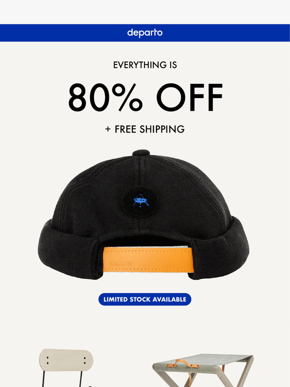 80% OFF EVERYTHING