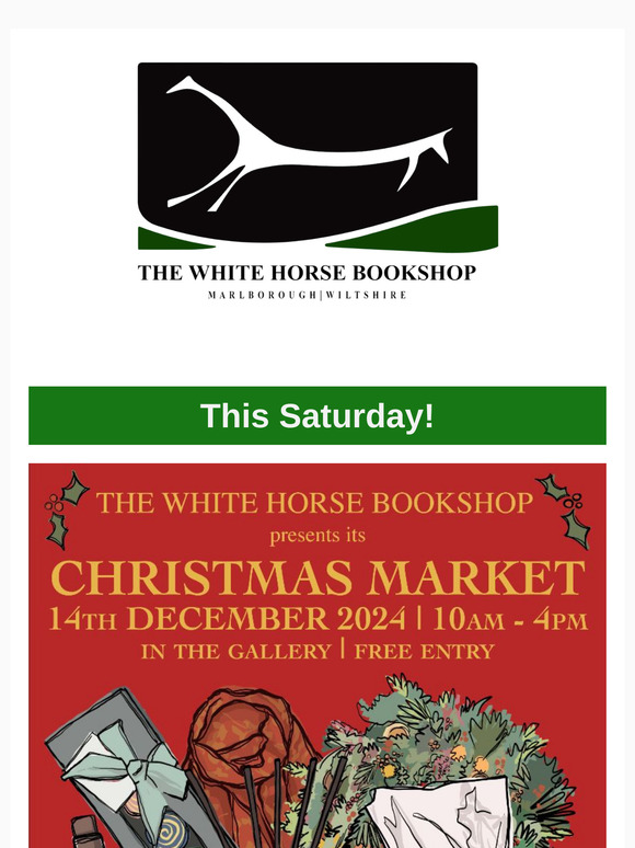 THIS SATURDAY! The White Horse Bookshop Christmas Market 2024