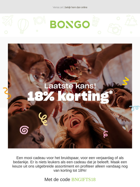 Laatste kans: alleen vandaag tot -18% korting! ⏰