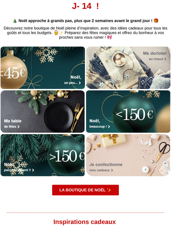 🎄 Préparez vos cadeaux de Noël : Remise spéciale et livraison offerte ! 🎁