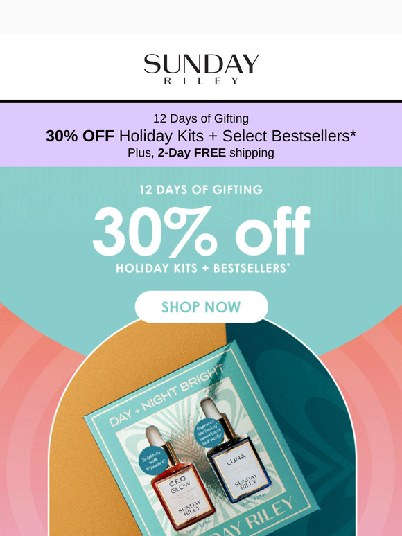 ✨ On Day 3, We Gift You Radiance— 30% Off!