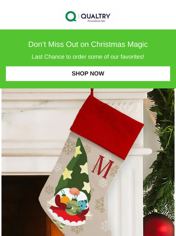 Last Chance! Order Today for Christmas Delivery 🎄