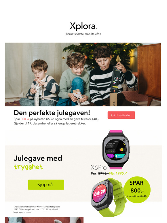 Spar 800,- på årets beste julegave!