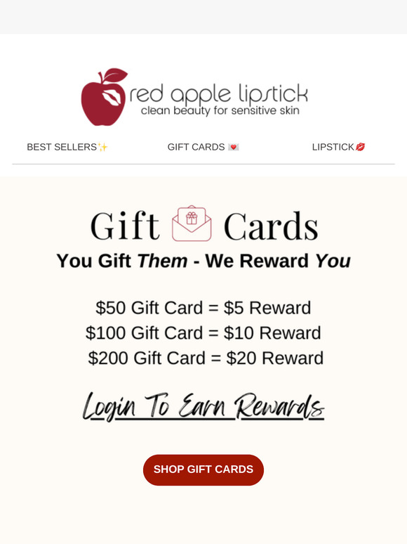 🎁 Gift Cards Give Back TO YOU