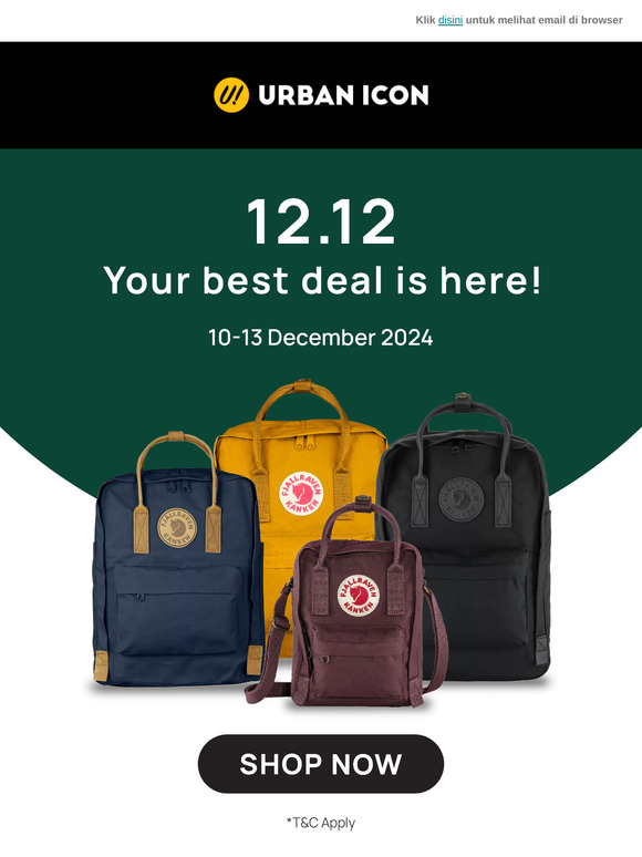 The Ultimate Sale : 12.12 Up to 50% OFF