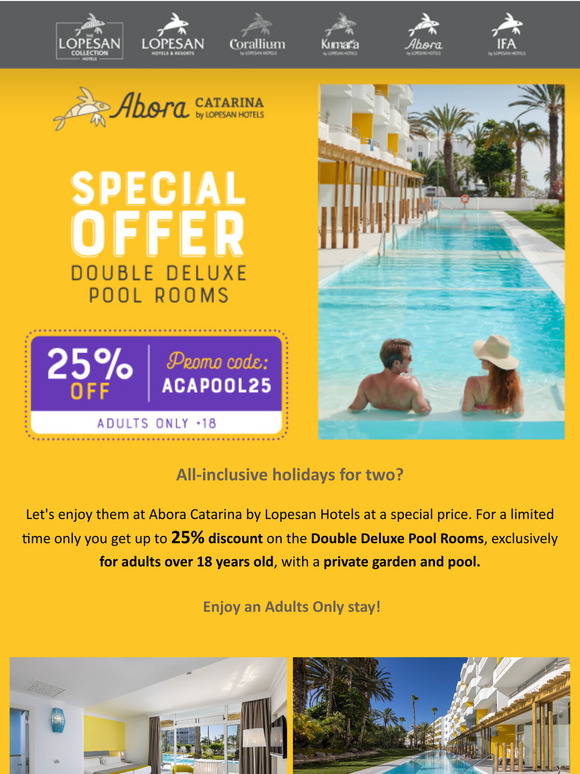 25% Off Adults Only stay Just for You!