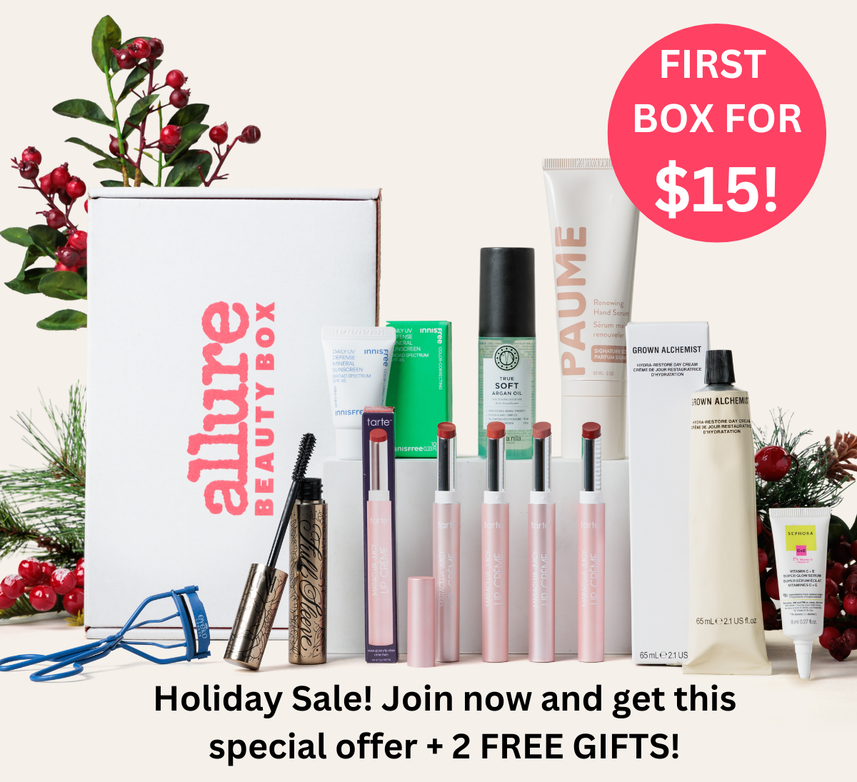 Sign up for Allure's Beauty Box