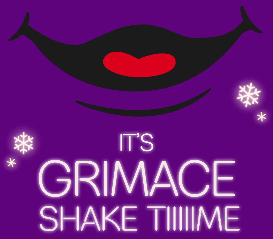It's Grimace Shake Time