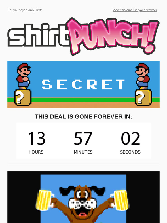 A Duck Hunt secret sale