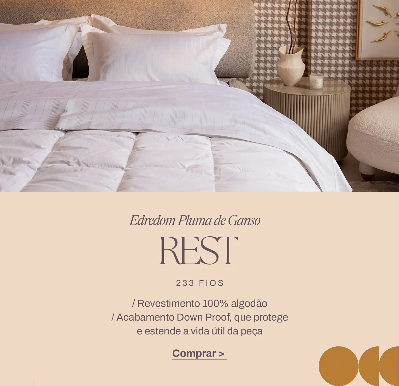 Edredom Pluma de Ganso Rest