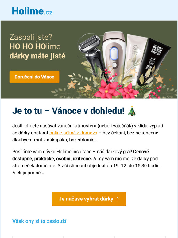 [Doručení do Vánoc] 50+ tipů na dárky! 🎁 Takové ještě nedostali →