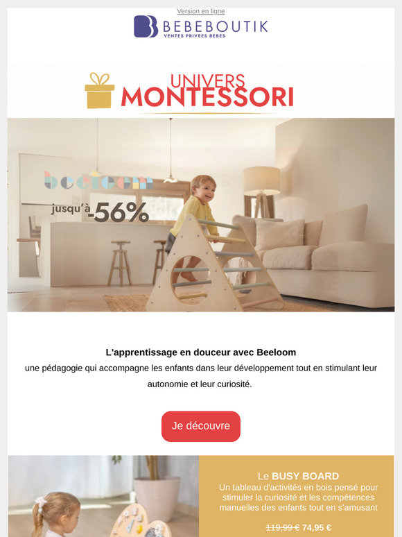 Des jouets MONTESSORI sont ici !