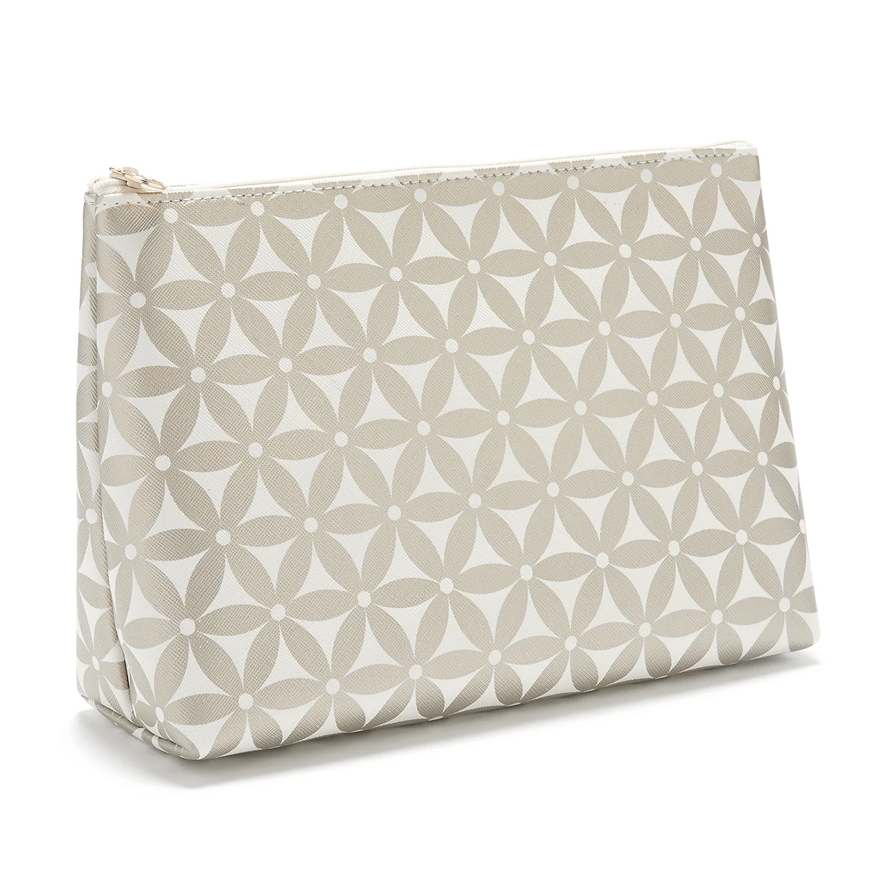 Image of 'Mia' Large Makeup Bag in Starflower Gold