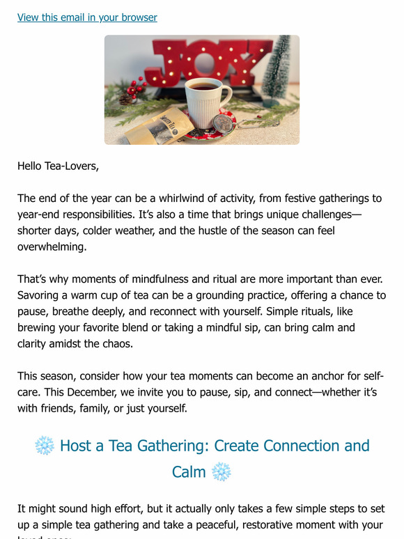 Create a Pocket of Peace This Holiday Season