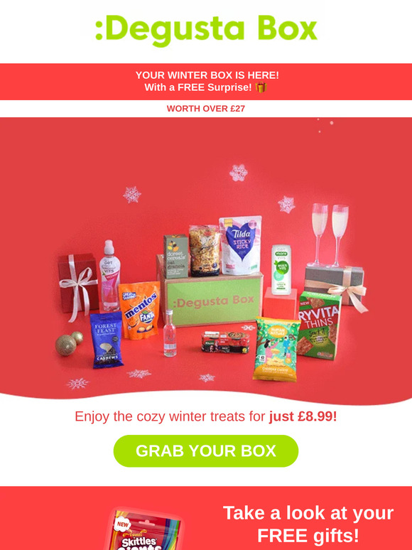 Winter treats & FREE GIFTS inside!