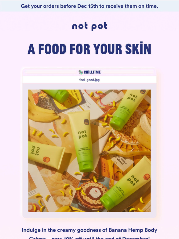 A skincare that hydrate, brighten, and soothe 🍌 with affordable price!