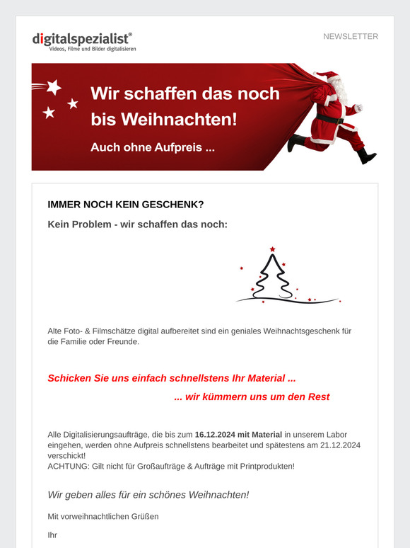 ✰✰✰ Immer noch kein Geschenk? ✰✰✰