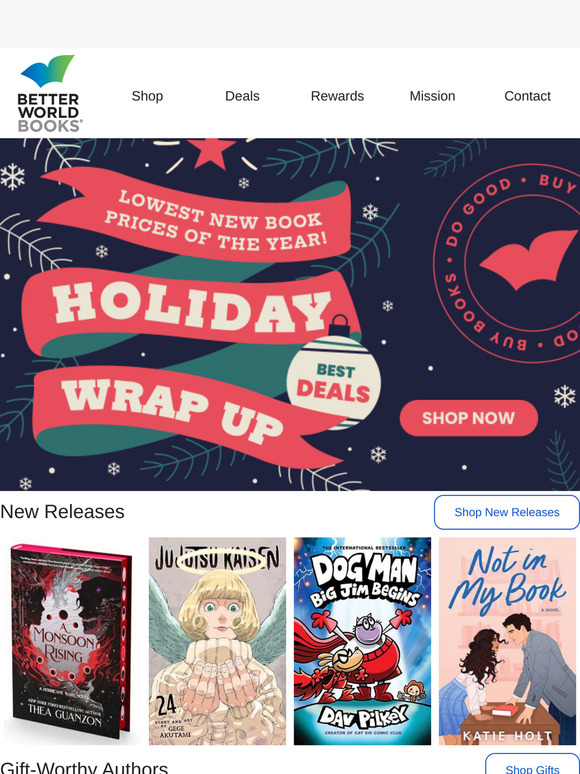 The Lowest Prices of the Year on New Books | Wrap Up Holiday Shopping