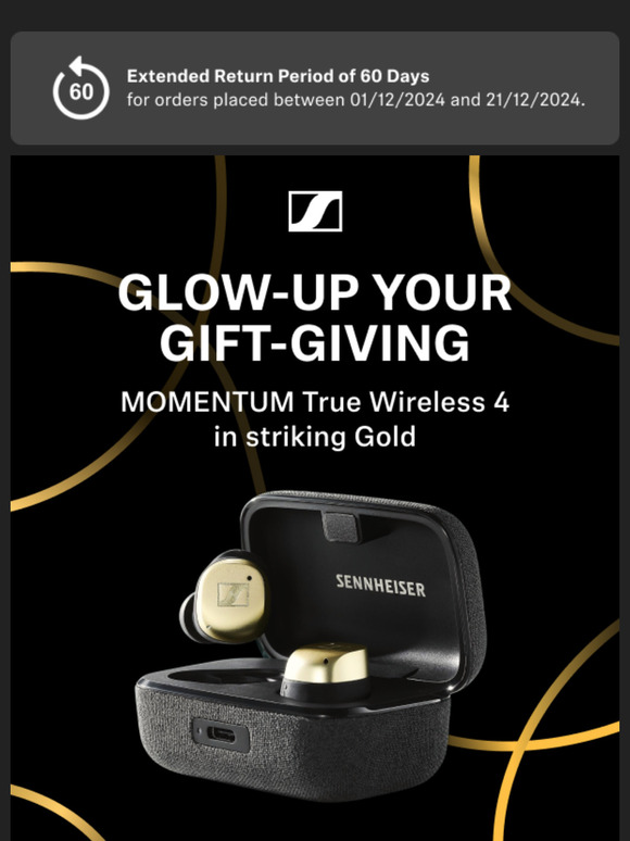 Available Now: MOMENTUM True Wireless 4 Gold