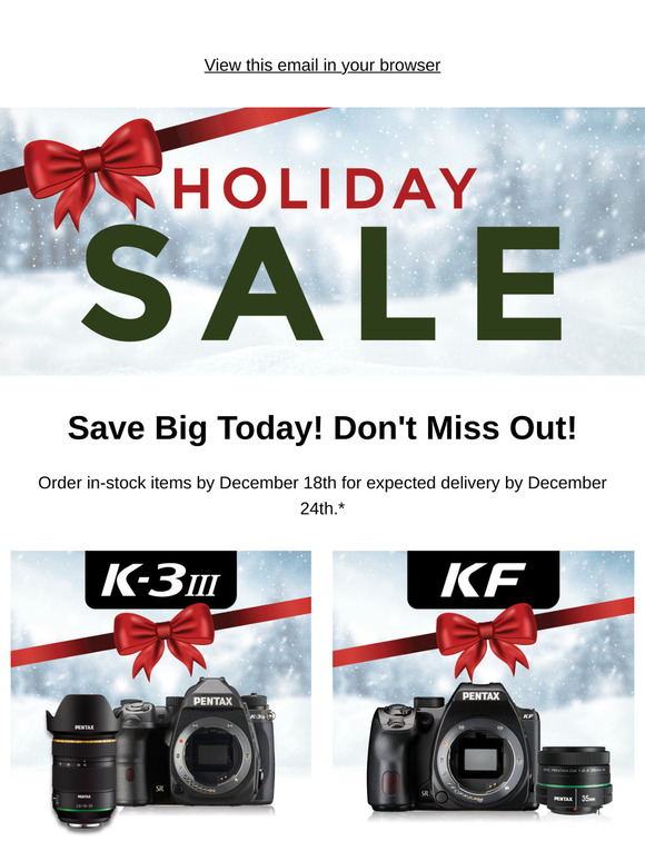 Snap Up Holiday Savings on Photo Gear! 📸
