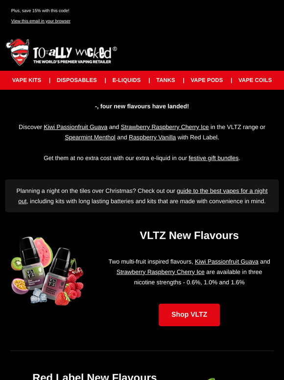 Totally Wicked: —, four new flavours have landed! 💧