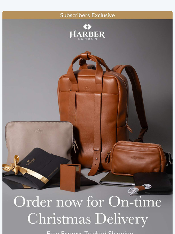 Order now for On-time Christmas Delivery  | Harber London