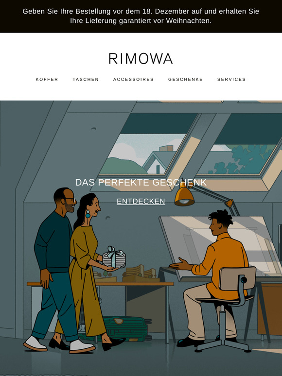 Verschenken Sie exklusive RIMOWA-Stücke