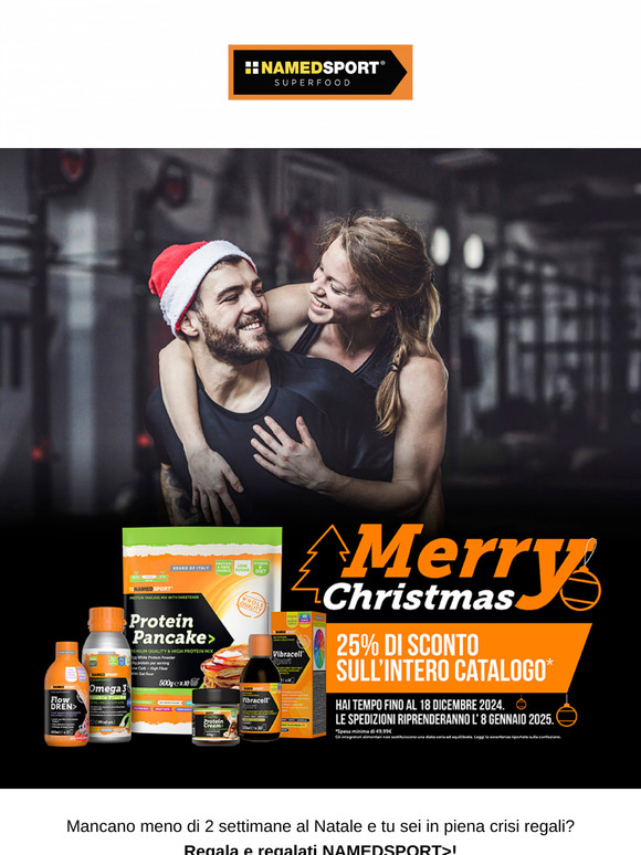 🎄🎁 25% di sconto per i tuoi regali di Natale