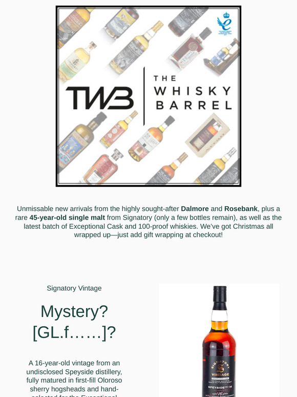 Fresh Arrivals: Dalmore, Rosebank & a 45-Year-Old Mystery Malt! 🚨