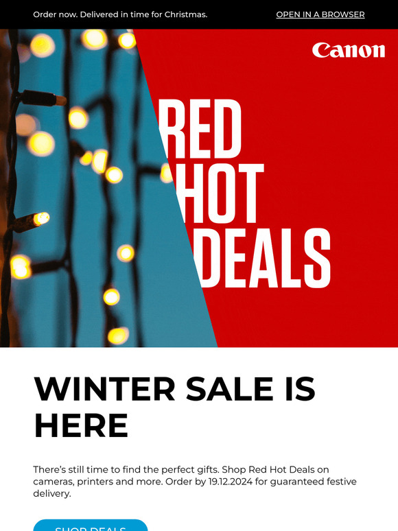 Red Hot Deals, coming in hot