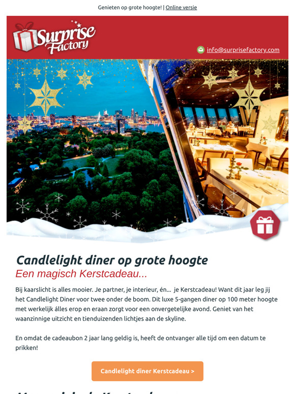 Een Kerstcadeau bij Candlelight 🌟