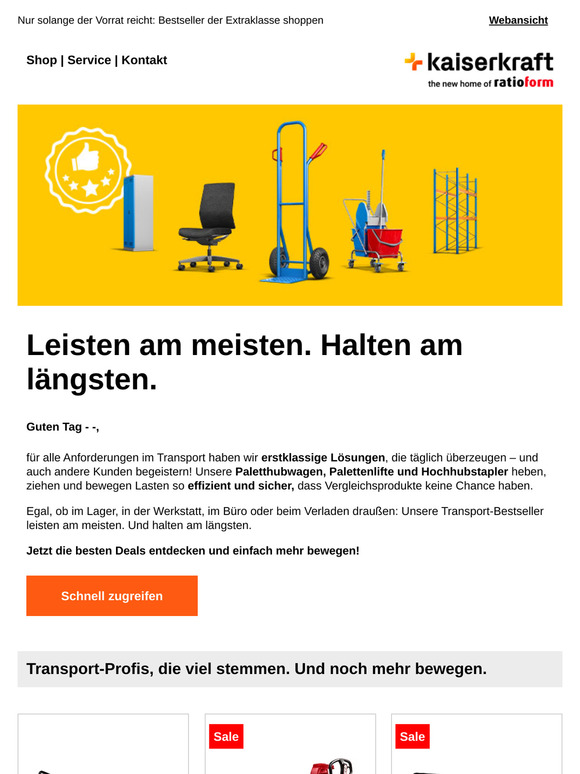 Diese Transportgeräte müssen Sie haben!