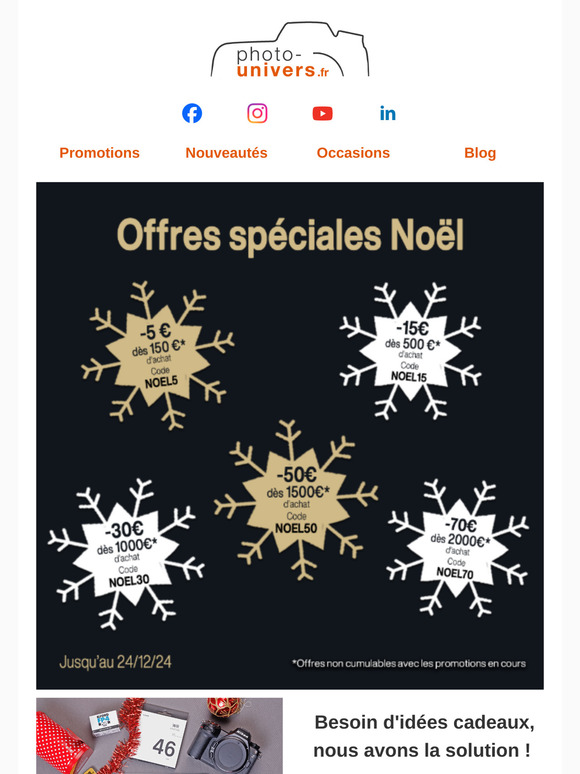 💡Besoin d'idées cadeaux photo ? Nous avons la solution et en plus, bénéficiez de super offres !