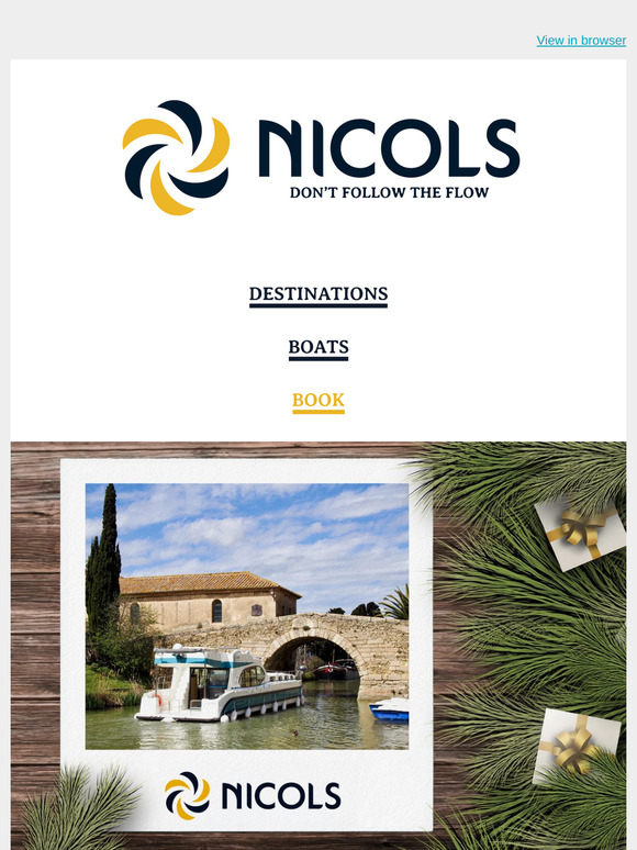 Get ready for Christmas with Nicols!