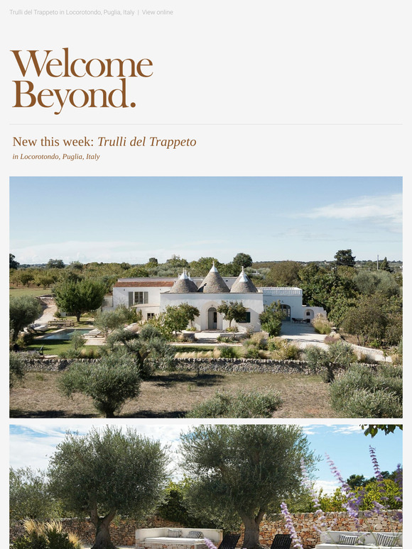 New this week: Trulli del Trappeto