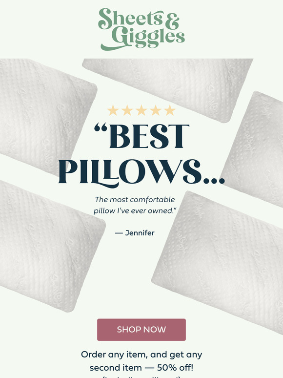 ⭐⭐⭐⭐⭐ Pillows Make That'll Make Your Year