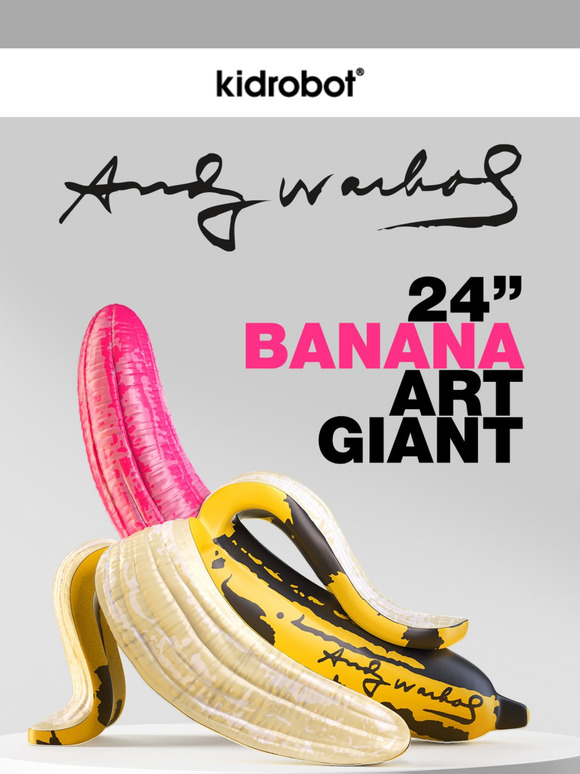 NEW! Andy Warhol Banana Art Giant 🍌