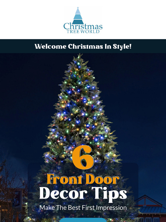 6 Holiday Decor Tips for your front door!