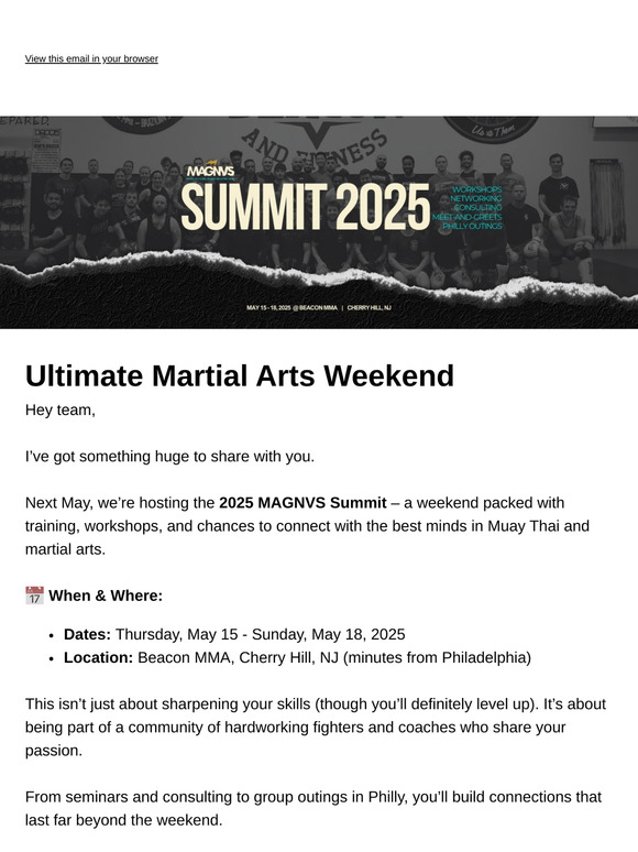 The Ultimate Martial Arts Weekend