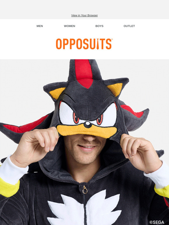 The Shadow The Hedgehog Onesie is here!