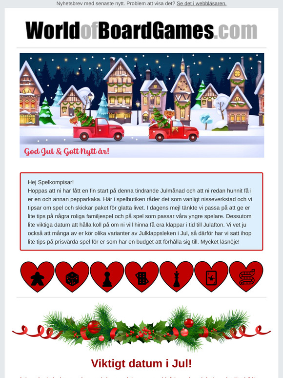 God Jul Spelkompisar!