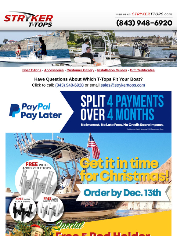 Last Day to Get Your Order By Christmas!