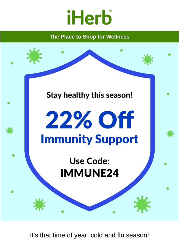 22% off Immunity Support. Stock Up On These Flu-Season Essentials!