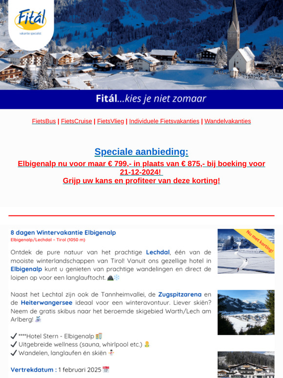 Ontdek Elbigenalp deze winter met korting!