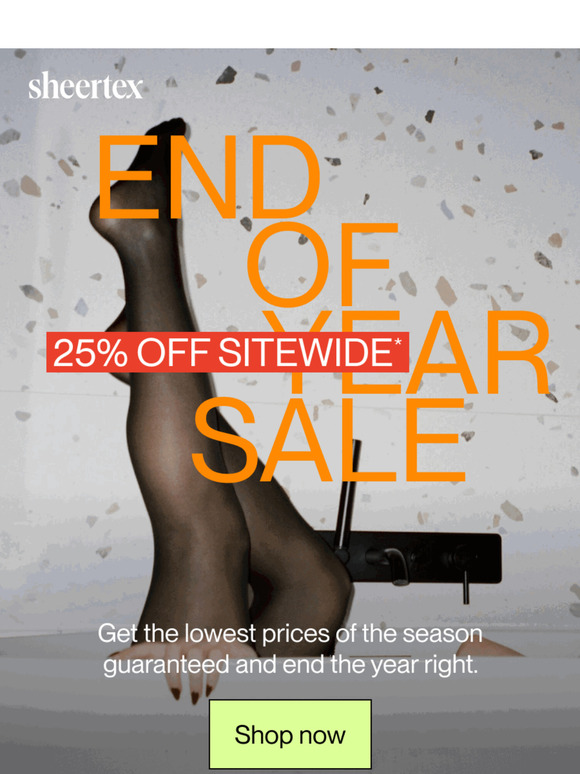 END OF YEAR SALE IS LIVE