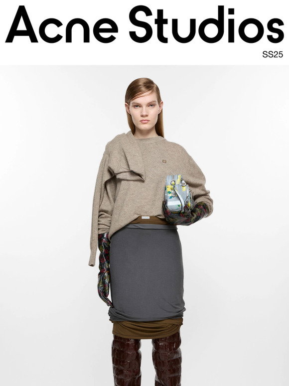 Acne studios layering essentials from ss25 milled