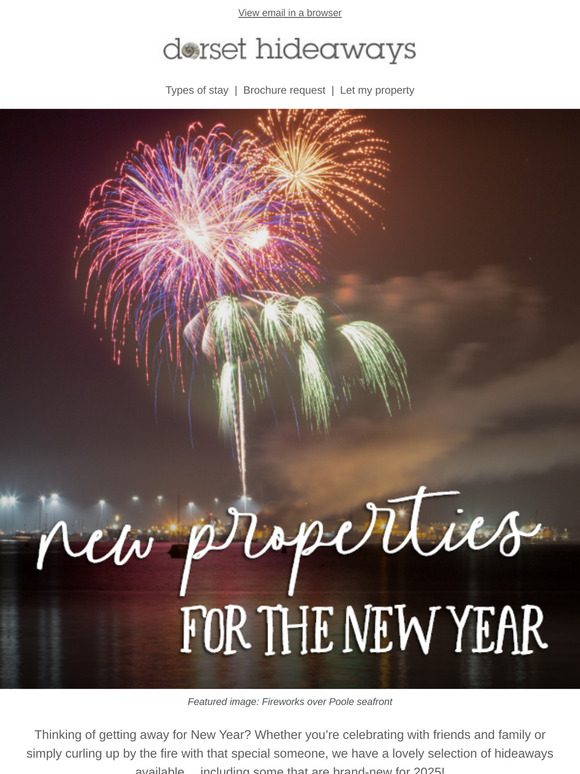 New year, new hideaways! 🎆