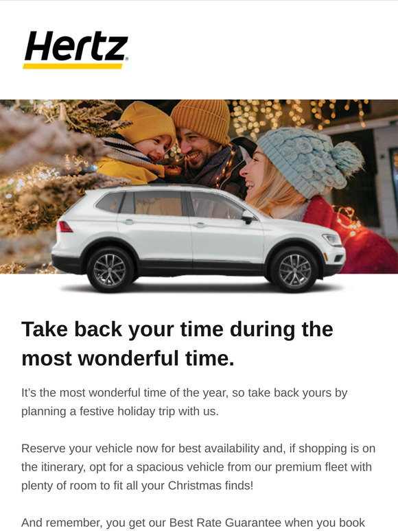🌟 Get festive with Hertz